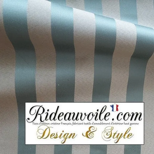 Tissu ameublement vintage Jacquard Baroque Or & vert olive mètre rideau