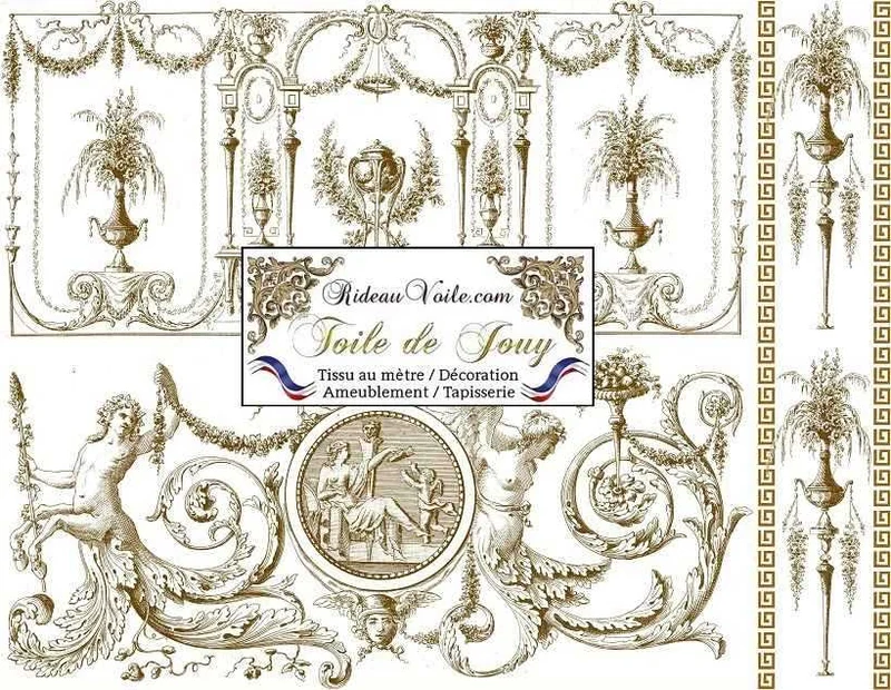 Rideauvoile | French Interior Architect Designer decoration Toile de Jouy Paris