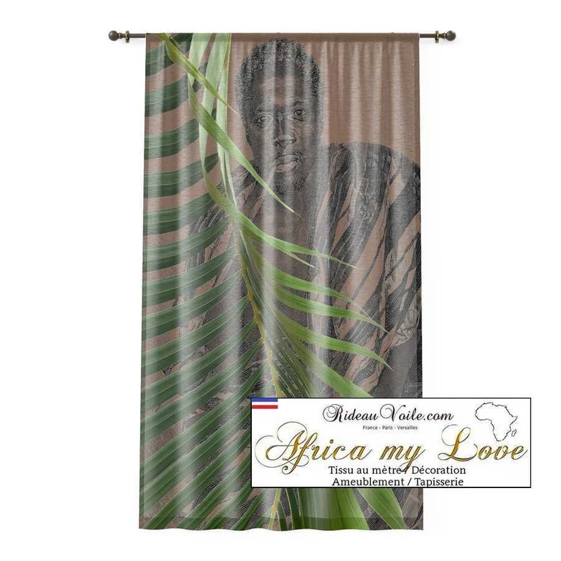 Déco murale Tableau exotique Affiche Poster feuilles verte Tropical Botanique Africain