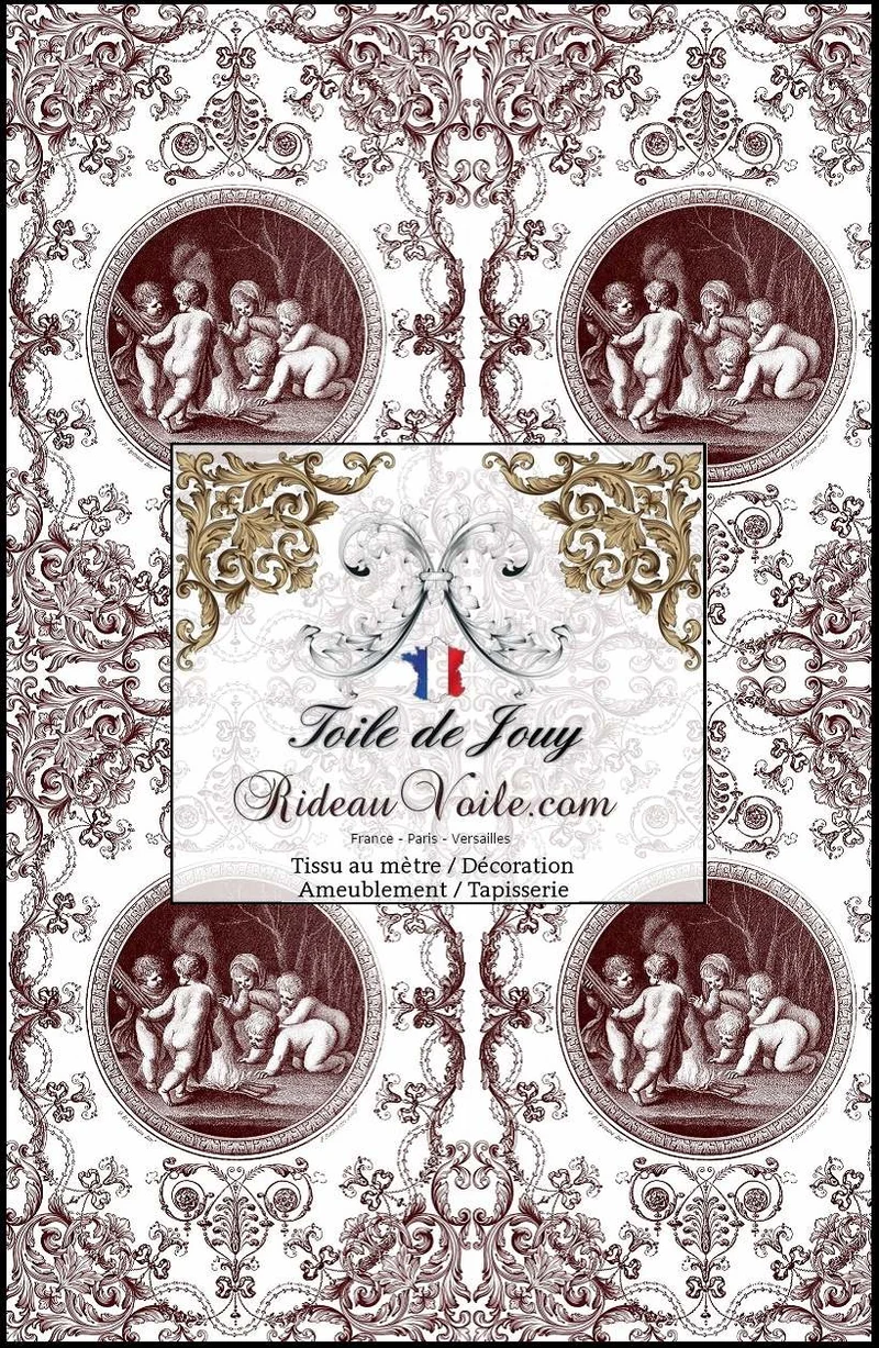 Tout ce qu'il faut savoir du design imprimé Toile de Jouy Bordeaux mètre luxe rideau
