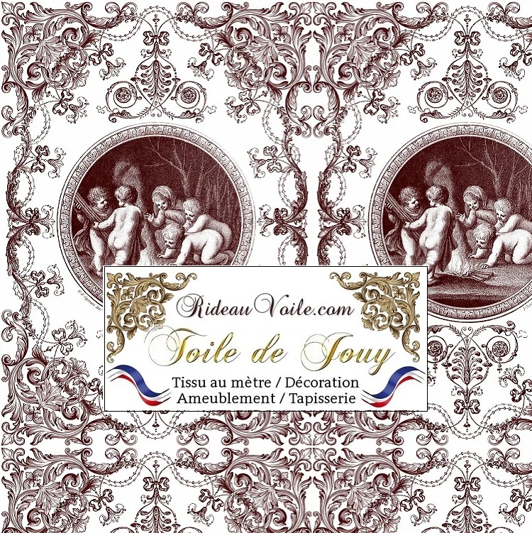 Tout ce qu'il faut savoir du design imprimé Toile de Jouy Bordeaux mètre luxe rideau
