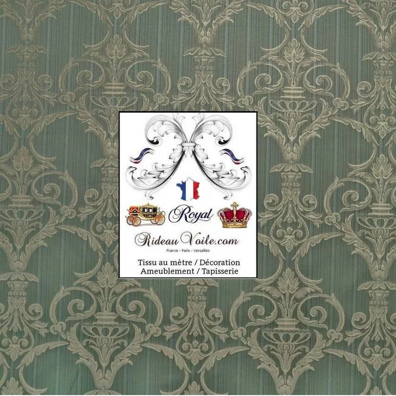 Jacquard architecte intérieur agencement Tissu Baroque ameublement mètre