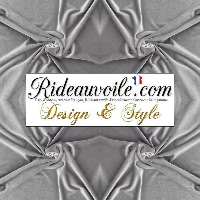 Tissu canapé brodé Velours style broderie Tapisserie Antique Aubusson française