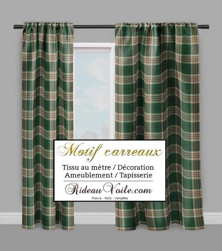 Boutique aménagement déco chalet style montagne laine tissu carreaux tartan