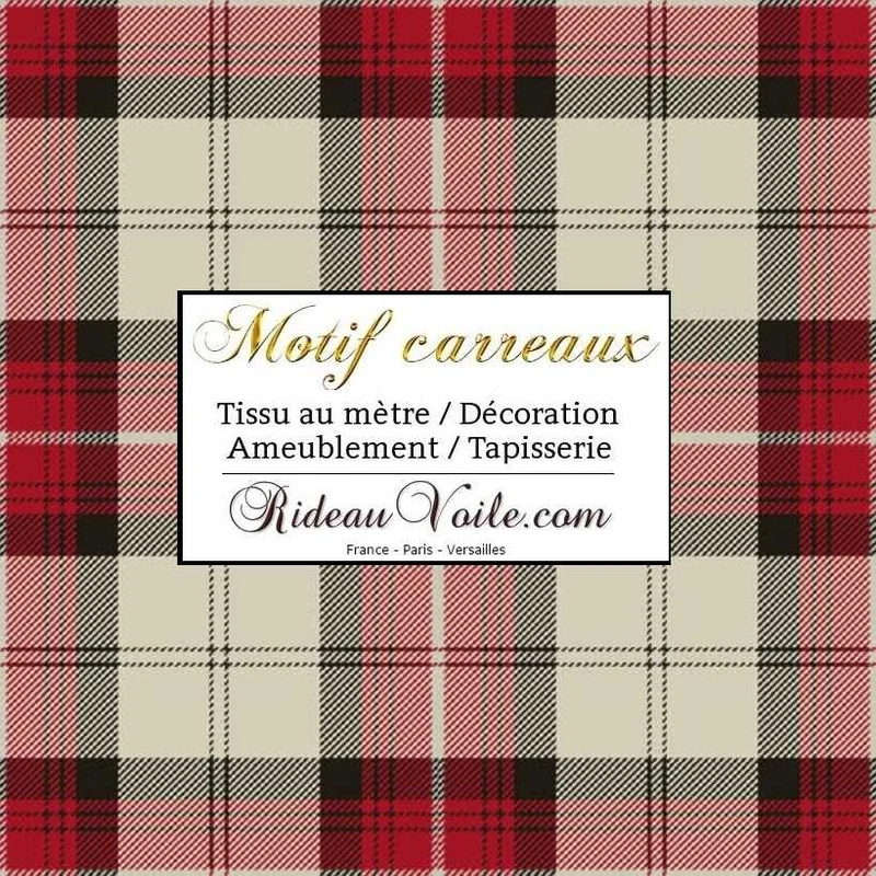 Mon Chalet Design Mobilier, décoration, aménagement laine tissu carreaux tartan