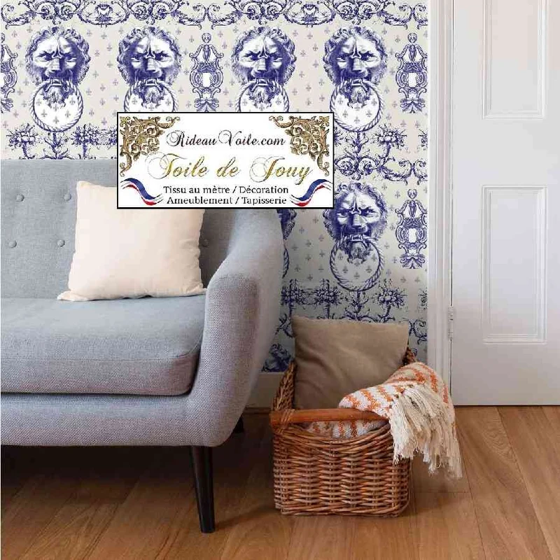 Textile éditeur créateur Français ameublement intérieur Toile de Jouy mètre rideau