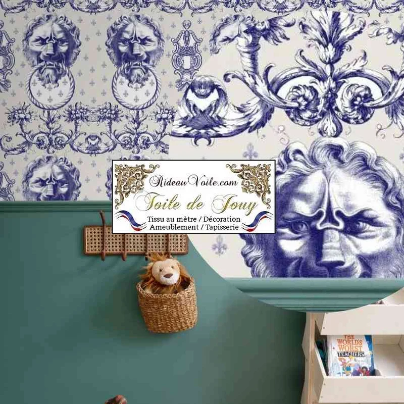 Textile éditeur créateur Français ameublement intérieur Toile de Jouy mètre rideau