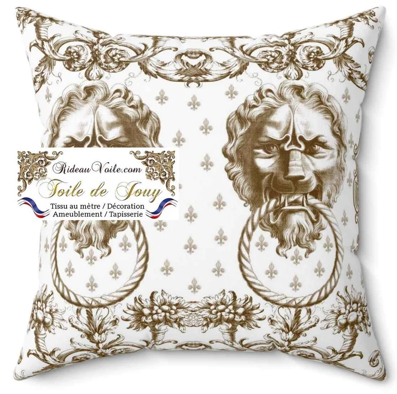Boutique textile imprimé Toile de Jouy Lys & Lion ameublement mètre rideau