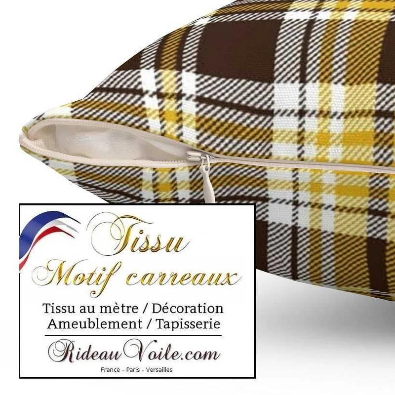 Spécialiste Architecte d'intérieur Chalet design tartan Laine carreaux écossais
