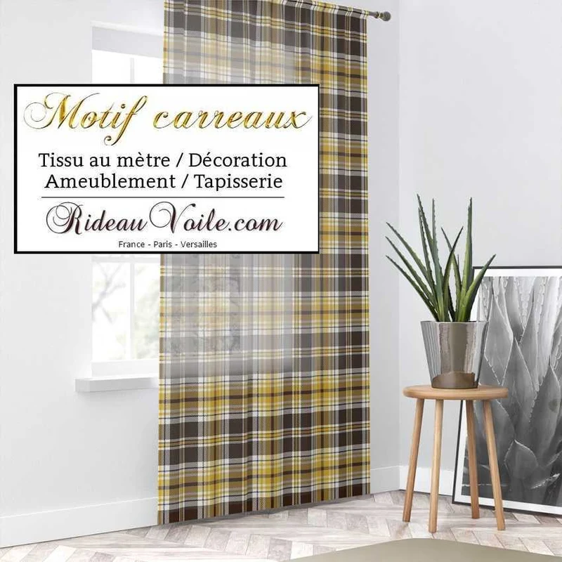 Spécialiste Architecte d'intérieur Chalet design tartan Laine carreaux écossais