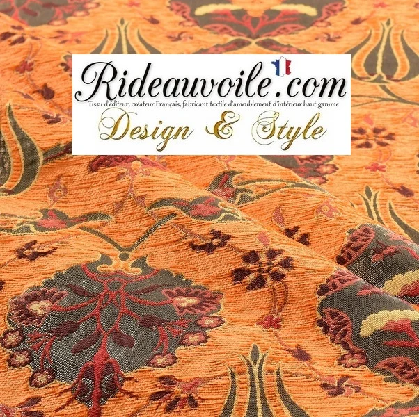 Tissu ameublement tapisserie Kilim mexicain Boho Boho au mètre