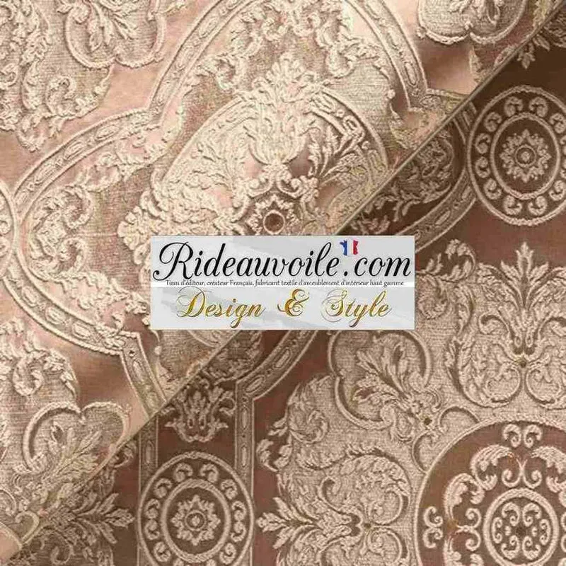 Décoration intérieur ameublement mètre Jacquard Baroque Damassé rideau