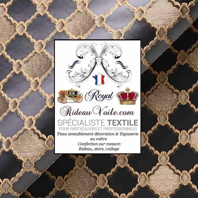 Jacquard Damassé décorateur tissu ameublement Baroque mètre rideau canapé