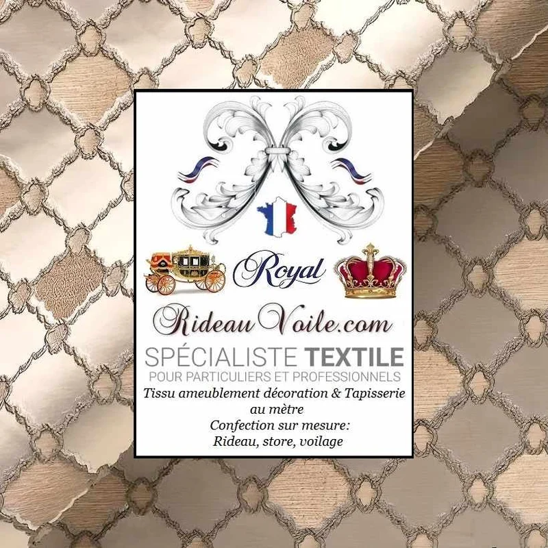 Travaux rénovation agencement tapisserie murale tissu d'ameublement style Baroque