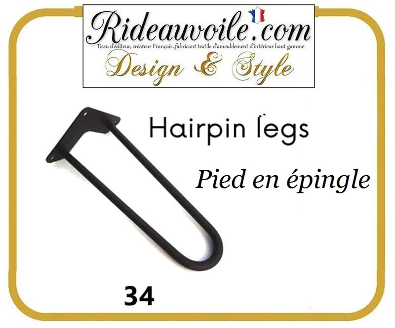 Comment choisir pied en épingle pour personnaliser canapé banquette banc pouf