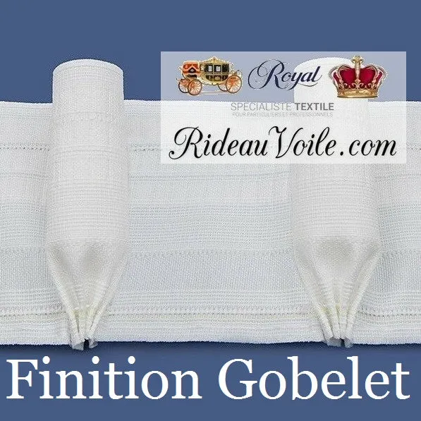 Comment choisir votre finition ruflette rideau plis Gobelets sur mesure rideaux