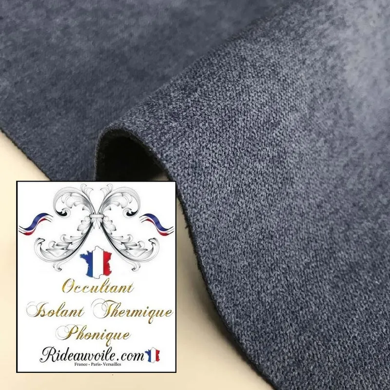 Fournisseur tissu ameublement mètre isolant thermique phonique rideau canapé bleu