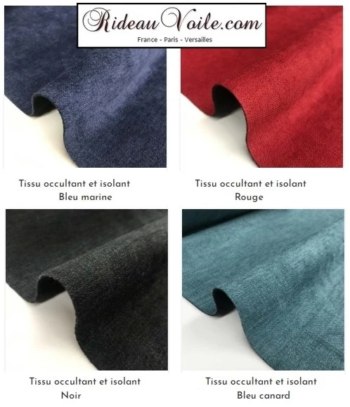 Fournisseur tissu ameublement mètre isolant thermique phonique rideau canapé bleu