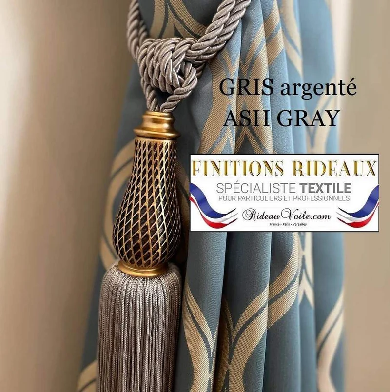 Passementier luxe Passementerie Embrasses Mercerie accessoires rideaux Paris