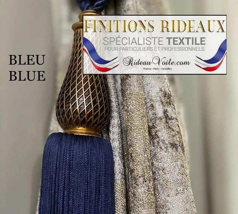 Passementier luxe Passementerie Embrasses Mercerie accessoires rideaux Paris