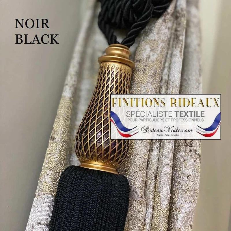 Passementier luxe Passementerie Embrasses Mercerie accessoires rideaux Paris