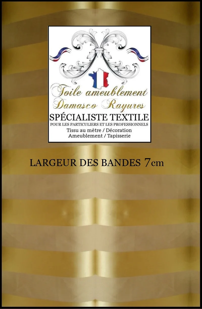 Damasco rideau à rayures jacquard satin mètre architecte décoratrice rénovation intérieur
