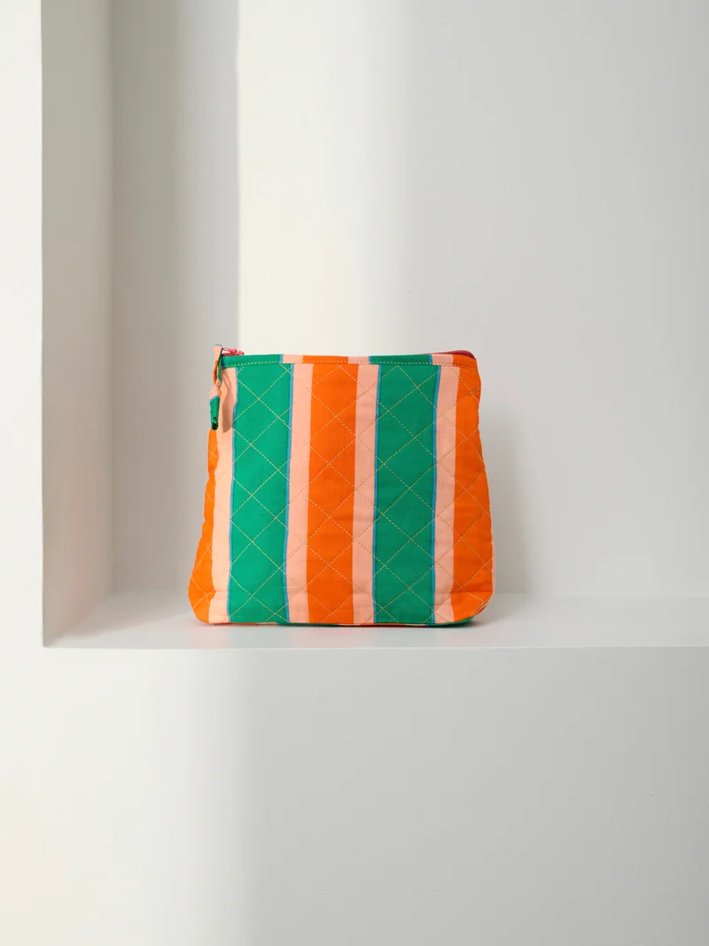 Trousse de toilette matelassée