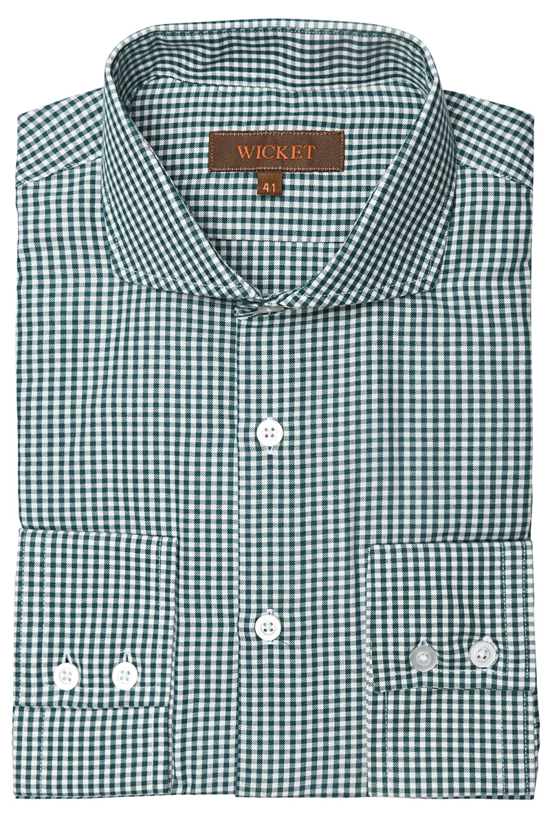 La Flanelle de Coton à Carreaux Vichy Vert