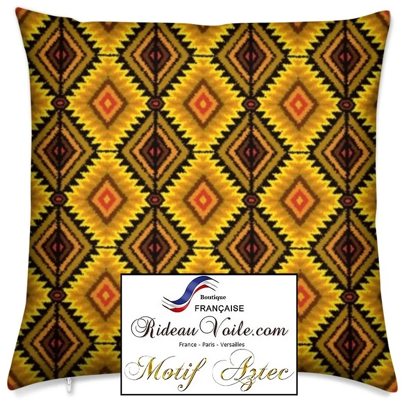 Décoration d'intérieur tissu Boho Boho Kilim imprimé Aztèques mètre rideau voilage