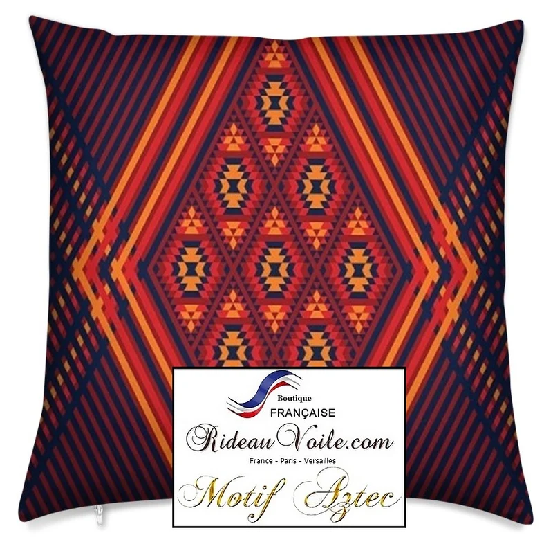 Déco Boho Boho Maya intérieur tissu ameublement motif imprimés Aztèques mètre