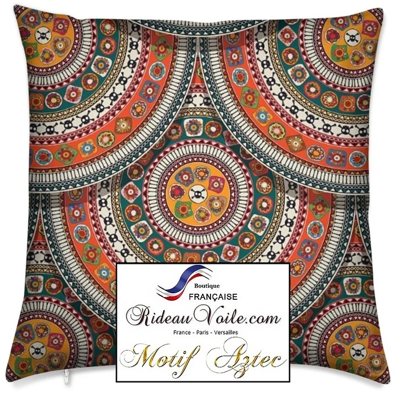 Tissu d'éditeur ameublement motif Mexicain Boho Boho Aztèque mètre tapisserie