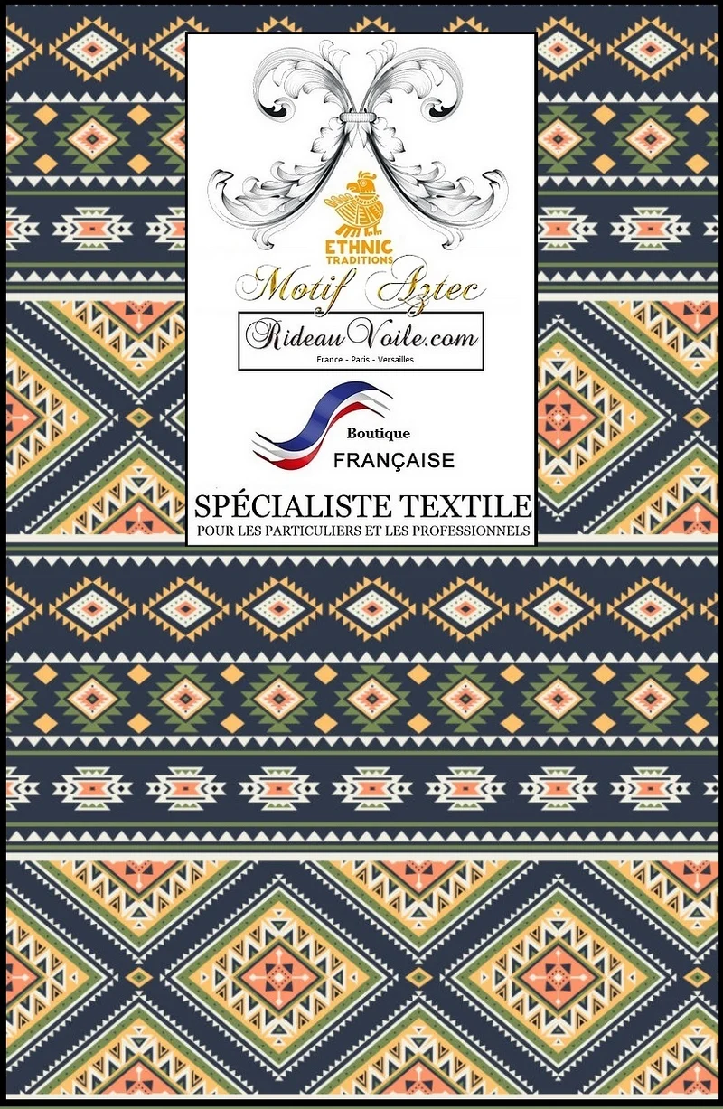 Architecte décorateur intérieur tissu imprimé Kilim Boho Boho Mexicain mètre