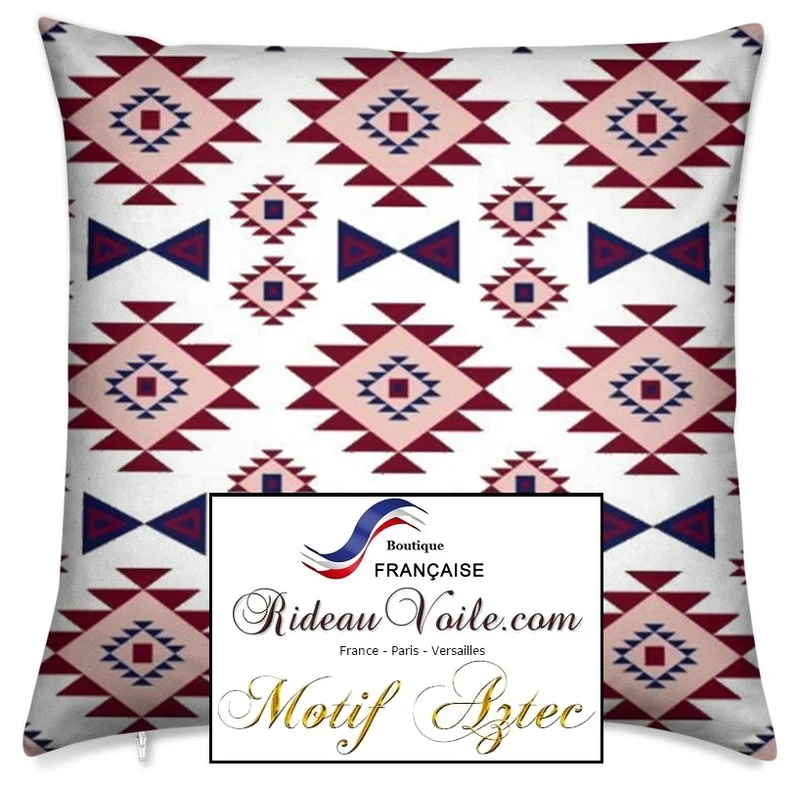 Tissu décoration intérieur KILIM ameublement Aztèques mètre ethnique tapisserie rideau