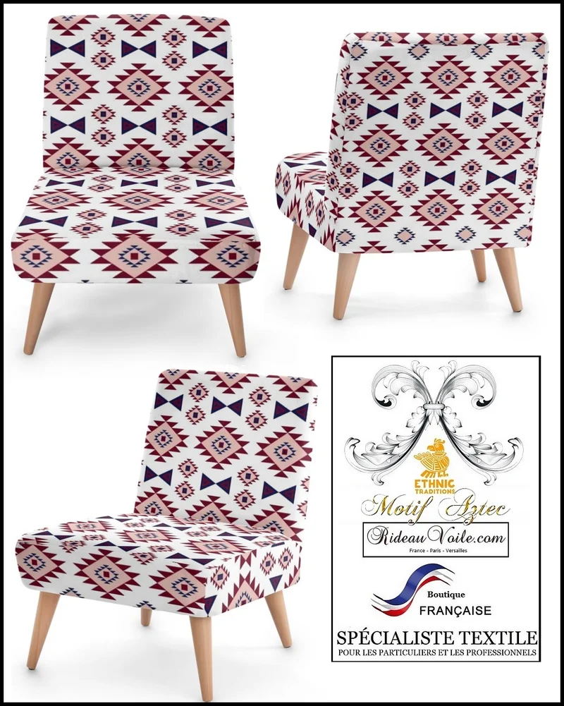 Tissu décoration intérieur KILIM ameublement Aztèques mètre ethnique tapisserie rideau