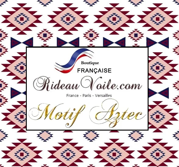 Tissu décoration intérieur KILIM ameublement Aztèques mètre ethnique tapisserie rideau