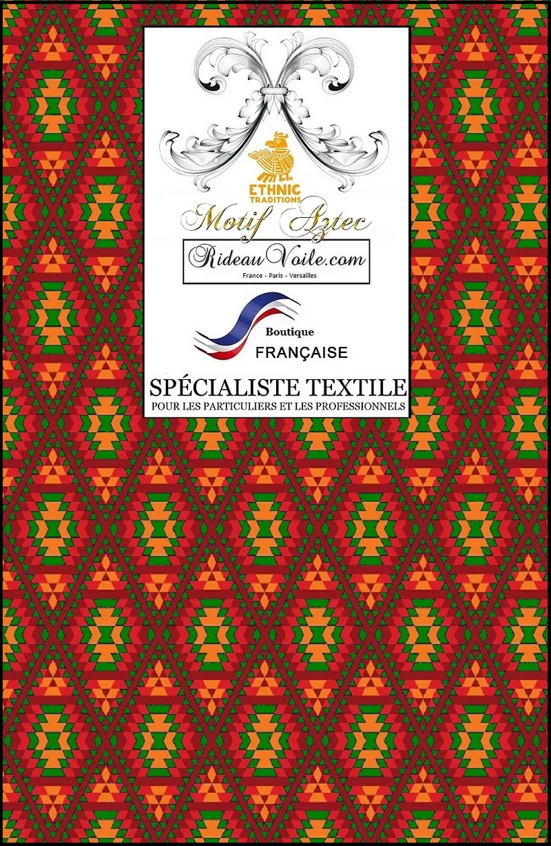 Tissu ameublement Aztèques mètre style Mexicain motif Boho Hispanique ethnique