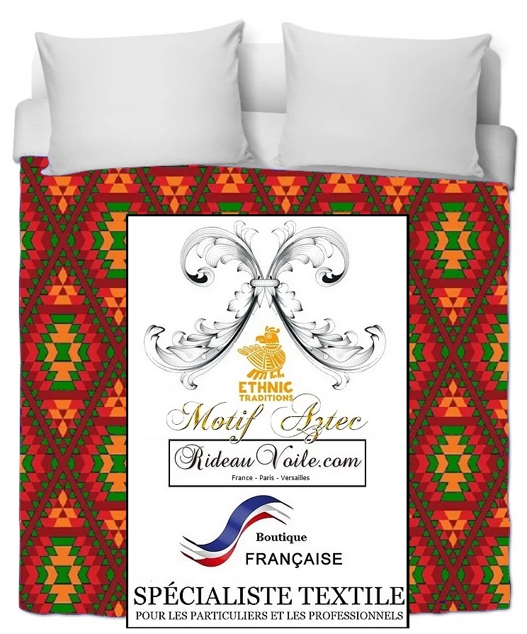 Tissu ameublement Aztèques mètre style Mexicain motif Boho Hispanique ethnique