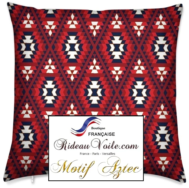 Tissu ameublement mexicain mètre imprimé Aztèque ethnique tribal rideau