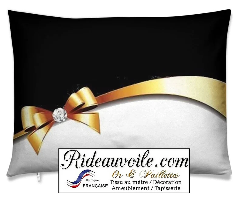 Tissu ameublement au mètre rideau Empire métal d'Or voilage tapisserie Paris Chic