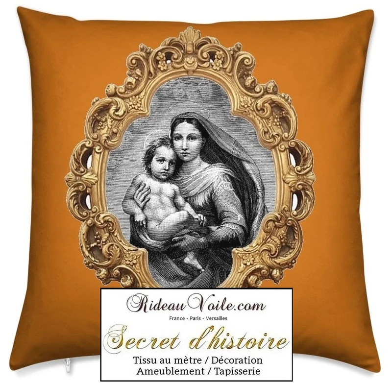 Tissu décoration ameublement liturgique religieux au mètre Rideau voilage tapisserie