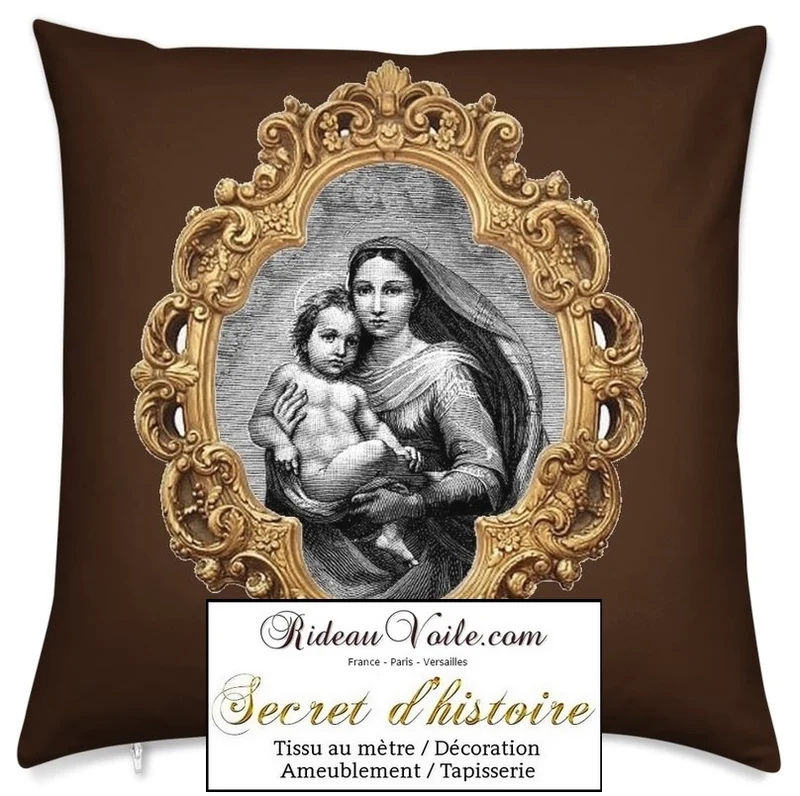 Tissu décoration ameublement liturgique religieux au mètre Rideau voilage tapisserie