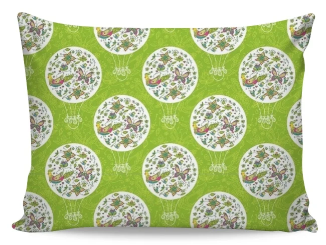 Tissu ameublement motif géométrique pois cercle vert déco enfant mètre rideau