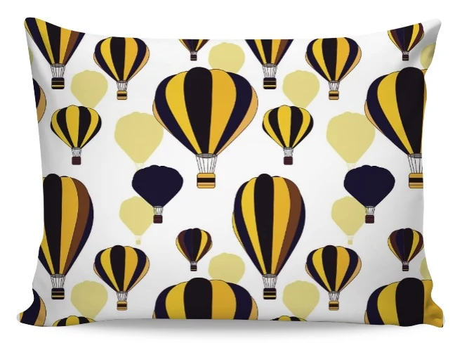 Tissu enfant bébé ameublement motif ballon montgolfière mètre rideau couette tapisserie