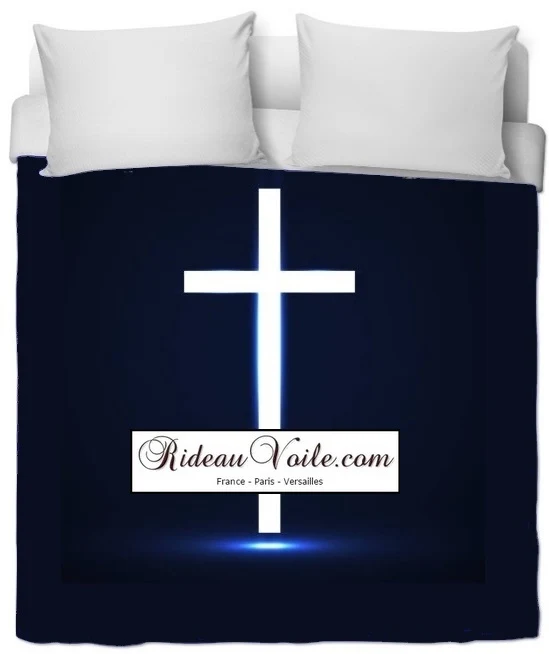 Tissu linge ameublement mètre église Paroisse Croix Prière liturgie culte religieux rideaux