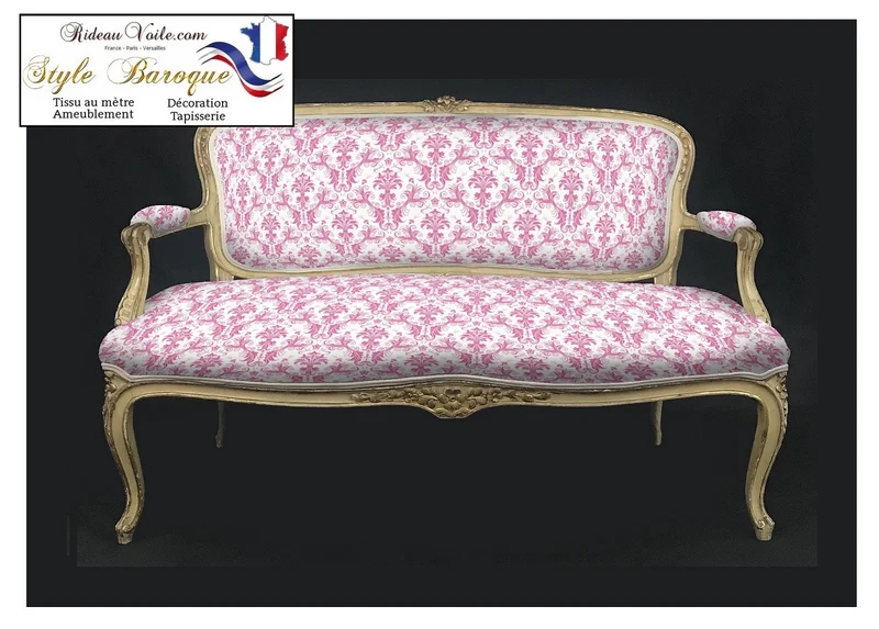 Rideauvoile ornement Baroque décoration Rideau tissu ameublement mètre voilage