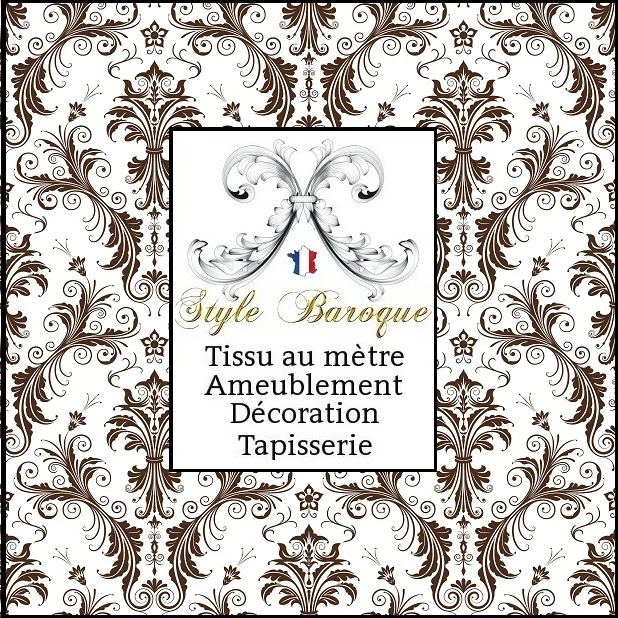Tissus mètre ameublement tapisserie satin soie jacquard motif Baroque Damas rideau