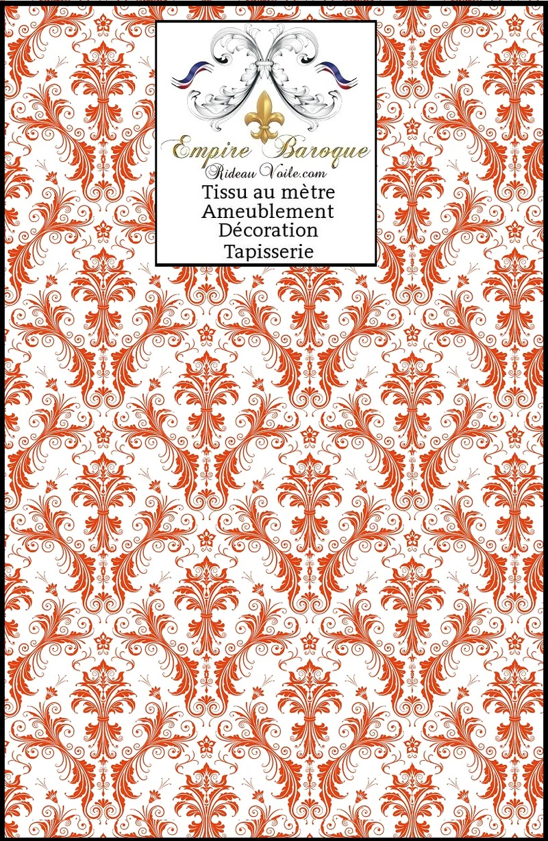 Rideaux voilages tissus ameublement Baroque mètre tapisserie Jacquard papier peint