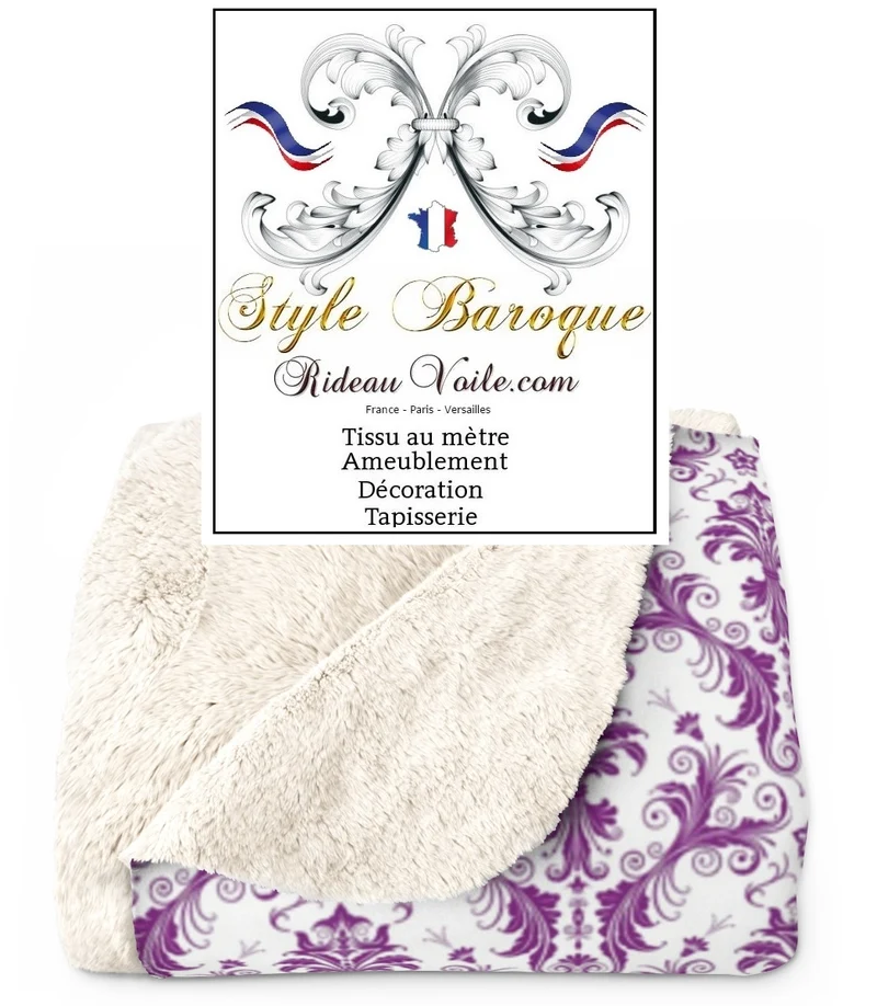 Rideaux voilages boutique tissus ameublement ornement Baroque mètre Damassé tapisserie