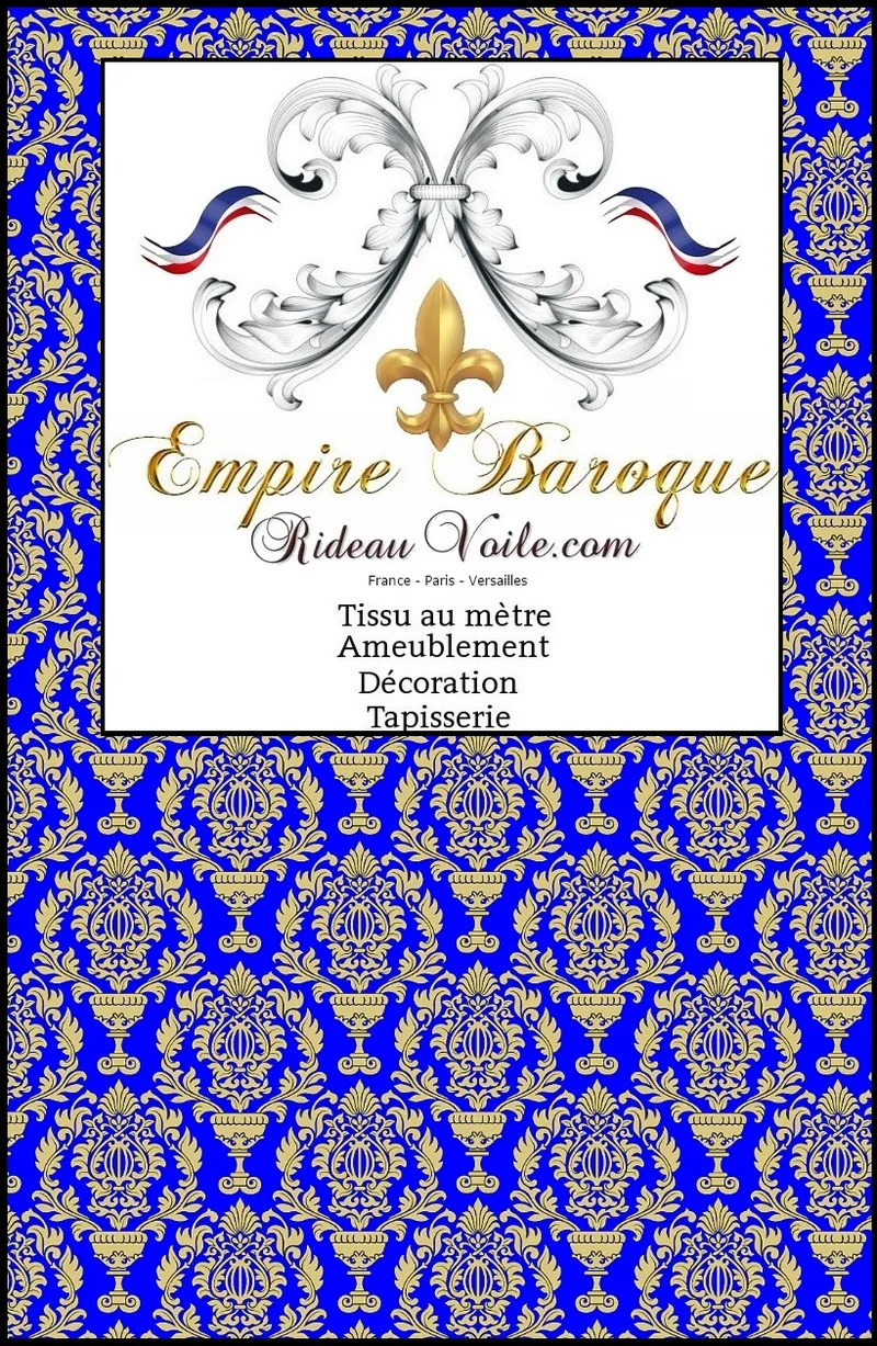 Tissu ameublement Baroque mètre tapisserie siège papier peint Empire rideau voilage