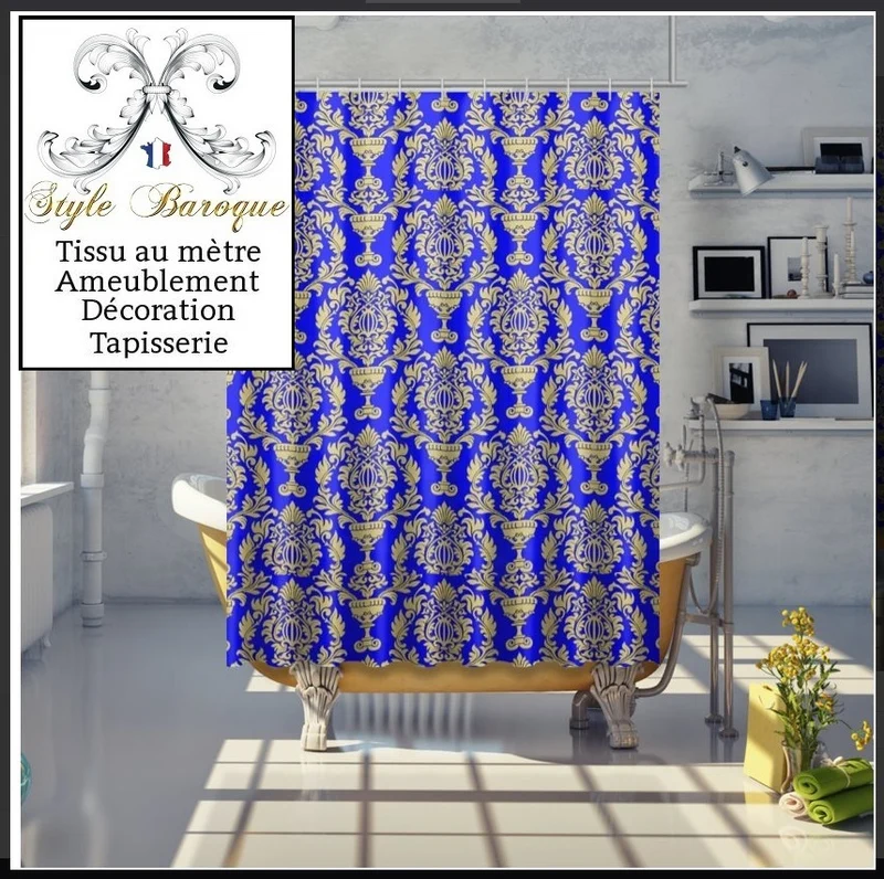 Tissu ameublement Baroque mètre tapisserie siège papier peint Empire rideau voilage